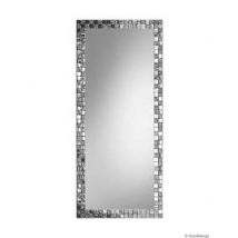 GieraDesign :: Lustro do przedpokoju Duże Aurea SQ prostokątne w srebrnej ramie 45x140 cm