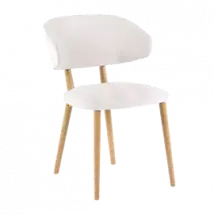 Mobitec :: Krzesło tapicerowane Toro C06 białe szer. 55 cm