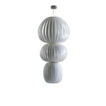 LZF :: Lampa wisząca Totem biała wys.151 cm