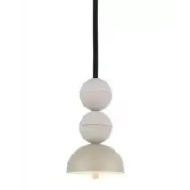 LOFTLIGHT :: Lampa wisząca Bosfor Concrete Aluminium szara śr. 15 cm