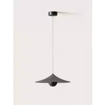 Aromas :: Lampa wisząca Hat czarna / czarny marmur śr. 40 cm
