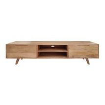 TABLE4U :: Drewniana szafka RTV Ragnar 210x40x45 - kolor karmel