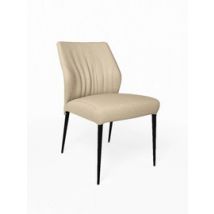 Mobitec :: Krzesło tapicerowane Enora szaro-czarne szer. 52 cm