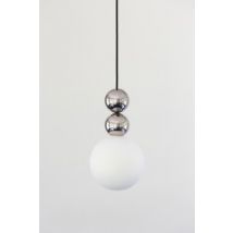 LOFTLIGHT :: Lampa wisząca Bola Bola 2 srebrna wys. 18 cm