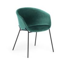 Tapicerowane krzesło Zin zielone