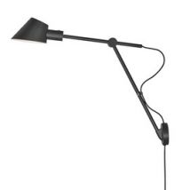 Design For the People :: Lampa ścienna / kinkiet Stay Long czarna wys. 54,5 cm