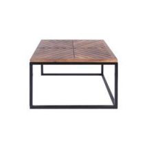 TABLE4U :: Drewniany stolik kawowy Hog Jodła 60x60x40 - kolor bursztyn