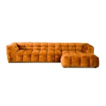 Nordic Line :: Sofa narożna / narożnik prawy tapicerowany Michelle (dawniej Michelin) pomarańczowy 319x68x170 cm
