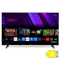 MEDION LIFE MD 832101 Smart-TV, 80 cm (32'') FHD Display, HDR, PVR ready, Bluetooth®, VIDAA App Store, NETFLIX, Disney+, Paramount+ & Amazon Prime Video App