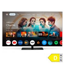 MEDION LIFE MD 865400 Google TV™, 163,9 cm (65'') Ultra HD, HDR, Dolby Vision®, MEMC, PVR ready, Netflix, Amazon Prime Video, Bluetooth®, Dolby Atmos, DTS Virtual X, DTS X, HD Triple Tuner, CI+ Schnittstelle