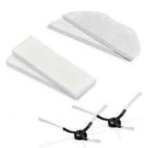 MEDION Saugroboter Zubehörset 2 für den X40 SW (MD 20040), 1x Silikonbürste, 1x Mittelbürste, 1x Mikorfaserwalze