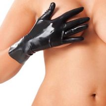 Rimba, Latex, Sexy Gloves, L - Amorana