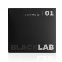 BlackLab, Cock Ring Set 01, Anneau Péniens Sans Vibrations - Amorana