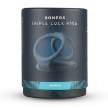 Boners, Triple Cock Ring, Classic Penis Ring - Amorana