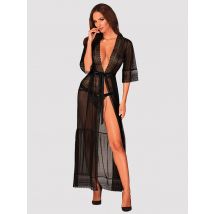 Obsessive Estiqua Peignoir M/l Kimono & String - Amorana