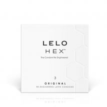 Lelo, Hex, Kondom, 3 Stück - Amorana