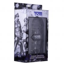 Tom-of-finland Clear Smooth Cock Enhancer Extension De Pénis, Débutant - Amorana