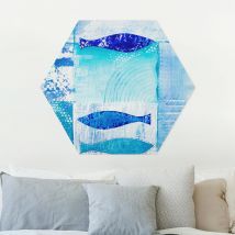 Hexagon-Forexbild Fish in the Blue