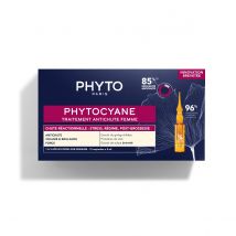 PHYTOCYANE TRAITEMENT ANTICHUTE FEMME 12 fioles x 5ml - Chute réactionnelle - Post-partum, stress, régime | Phyto