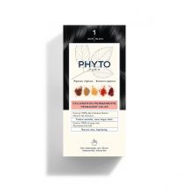PHYTO HAIR COLOR 1 Nero Kit - Copre Il 100% dei Capelli Bianchi - Tenuta a lunga durata | Phyto