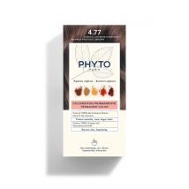 PHYTO HAIR COLOR 4.77 Castano Marrone Intenso Kit - Copre Il 100% dei Capelli Bianchi - Tenuta a lunga durata | Phyto