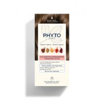 PHYTO HAIR COLOR 6 Biondo Scuro Kit - Copre Il 100% dei Capelli Bianchi - Tenuta a lunga durata | Phyto