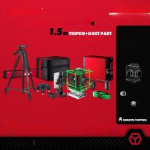 YEVOLT YVGLL4XS16 Series Green Laser Level 4-Plane 16-Line Self-leveling 360 3D Horizontal & Vertical Power Measuring Tools