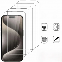 Clear Glass Film For iPhone 15 16 17 Pro Max Screen Protector For iPhone 11 12 13 14 15 Pro Tempered Glass iPhone13 Mini 16 Plus