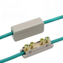 10mm2 1000V 80A Square Terminal With Screws Connection Copper Conductor High Power Cable Connector