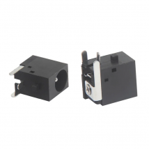 10pcs DC Power Jack DC-036 Horizontal Plug-in DC Power Socket Supply Base 5.5*2.1/2.5 0.3A Charging Connector DC036