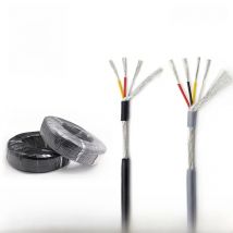 1/2/5/10M UL2547 Shielded Wire 30AWG 28AWG 26AWG 24AWG 22AWG Audio 2 3 4 5 6 7 Cores Headphone Control Copper Signal Cable