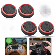 4pcs Soft Rubber Silicone Anti-Slip Thumb Grip Stick Cap Cover Case Skin for Sony Play Station 4 PS 4 PS4 Slim Pro Xbox One 360
