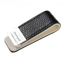 2025 Money Clip Cash Clamp Holder Portable Leather Slim Money Clip Wallet Purse for Pocket Metal Money Holder Bill Clip ML1-046