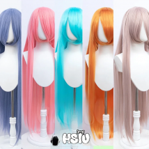 Anime New style Cosplay Long Wig「HSIU」Party Anime wigs 44 color 100cm Colourful  wig Fiber synthetic wig+Free wig cap