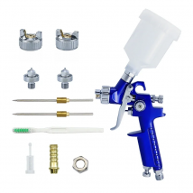 Professional HVLP Spray Guns 0.8/1.0mm Nozzle Mini 125cc Cup Spray Gun Gravity Airbrush Pneumatic Gun For Painting Car Aerograph