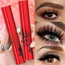 DUNUF 1 Pcs Long Lasting Mascara Thin Thick Waterproof Curl does not Easily Stain Sweat-proof and Non-smudging Beginner Friendly