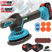 Bezprzewodowa polerka samochodowa 6 biegów regulowana elektryczna woskowanie szlifowanie uszczelnianie glazura polerowanie elektronarzędzie do akumulatora Makita 21V