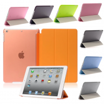 9.7‘’ Slim folio Stand Coque for iPad Air 2 Case Smart A1566 A1567 PVC Smart Auto-Sleep Protective Cover for iPad Air 2 Cover