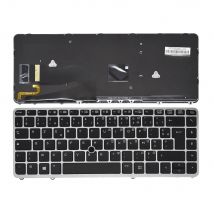 Keyboard Azerty French compatible with HP 840 G2 with backlight