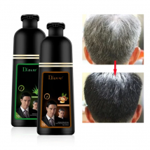 DISAAR 400ML Cover Grey Hair Morocco Argan Oil Care Fast Magic Black Hair Shampoo Dye Repair Damaged Improve Split Hair Rough