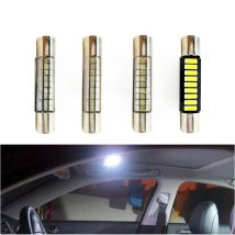 4x 28mm 29mm 31mm C5W 9 SMD 4014 LED Lamp Bulb 6614F 6612F For Car Interior Vanity Mirror Sun Visor Dome Map Lights
