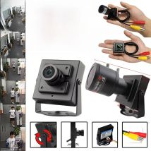 Super Small 1200TVL CCTV HD Metal Mini Camera Analog Security Surveillance Micro Video Monitoring Security Vidicon With bracket
