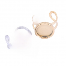 5pcs Stainless Steel 10mm 12mm Cabochon Ring Bezel Setting Blanks Diy Finger Ring Bases For Jewelry Making Supplies