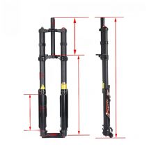 DNM Fork USD-8N USD-8 FAT MTB Front Fork For Snowy Bike Double Shoulder Bike Beach Bike Oil Spring Disc Brake Fork USD-8C 1PCS