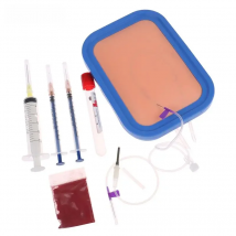 Nurses Learn Intravenous Venipuncture IV Injection Training Package Pad Training Model Silicone Wound Skin Suture