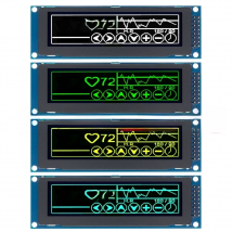 Real OLED Display 3.12" 256*64 25664 Dots Graphic LCD Module  Display Screen LCM Screen SSD1322 Controller Support SPI