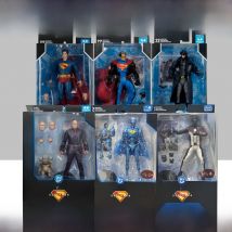 McFarlane Toys Superman Movie: MR.Terrific&Robot&Lex Luthor With Baby Kaiju 18cm Action Figure Collection Original Model Gifts