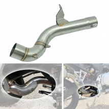 F750GS F850GS Motorcycle Exhaust Muffler Middle Link Pipe Connect Slip On Connector For BMW F750 F850 F 750 850 GS ADV 2020 2019