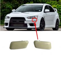 1 Piece LHD Headlight Spray Nozzle for Lancer 8264A037 CX CY CZ Headlamp Washer Cover for Fortis No Painting Cover
