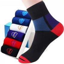 50/30/20/10 pairs of men's mid-calf socks Sweat-absorbent all-season socks Mixed colors